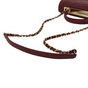 Chanel Wine Red Lambskin Trendy CC