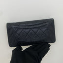 Chanel SLG Caviar Skin Bi Fold Long Wallet No.20 No Card