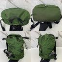Prada Green Nylon Backpack Drawstring | Pre-Loved