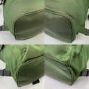Prada Green Nylon Backpack Drawstring | Pre-Loved