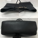 Saint Laurent Rive Gauche Raffia Maxi Cabas Tote Black