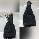 Saint Laurent Rive Gauche Raffia Maxi Cabas Tote Black