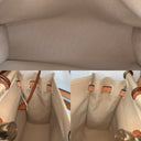 Hermès Herbag 31 Ecru/beige Toile H/vache Hunter Stamp Square N (2010)
