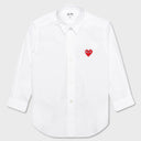 Comme des Garçons PLAY Red Heart Shirt White (Kids)