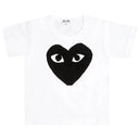 Comme des Garçons Play Big Black Heart T-Shirt White (Kids)