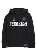 Jordan x PSG Paris Box Logo Hoodie Black (Junior)