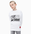 Calvin Klein Jeans Photo Print Sweatshirt White (Kids)