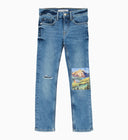 Calvin Klein Jeans Landscape Patch Slim Jeans Blue (Kids)