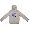 Calvin Klein Jeans Monogram Logo Hoodie Grey Heather (Kids)