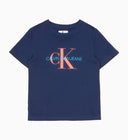Calvin Klein Jeans Monogram Logo T-Shirt Navy (Kids)