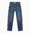 Calvin Klein Jeans Logo Tape Jeans Mid Blue (Kids)