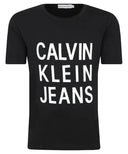 Calvin Klein Jeans Stacked Logo T-Shirt Black (Kids)