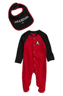 Jordan Jumpman Classics Footed Coverall & Bib Set Gym Red (Baby)