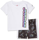 Jordan Jumpman Tee & Mesh Shorts Set White/Black (Baby)