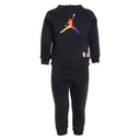 Jordan Jumpman Crew & Jogger Set Black/Multicolor (Kids)