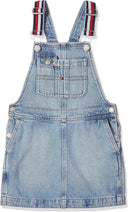 Tommy Hilfiger Denim Dungaree Dress Light Blue (Kids)