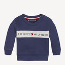 Tommy Hilfiger Baby Cotton Logo Sweatshirt Navy (Baby)