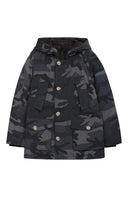 Woolrich Camouflage Hooded Parka Grey (Kids)