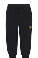 Stone Island Junior Fleece Cargo Sweatpants Navy (Kids)
