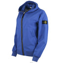 Stone Island Junior Light Soft Shell-R Hooded Jacket Blue (Kids)