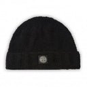 Stone Island Junior Compass Patch Knit Beanie Black (Kids)