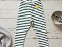 Double A by Wood Wood Striped Leggings Green / Off-White (Kids)