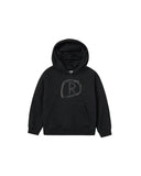 Double A by Wood Wood R Print Hoodie Black (Kids)