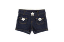 Little Marc Jacobs Daisy Denim Shorts Dark Blue (Kids)