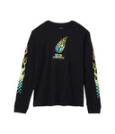Vans Gradient Flame Long Sleeve Tee Black (Junior)