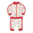 adidas Originals SST Tracksuit Trefoil Print White/Red (Baby)