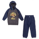Champion Hooded Full Zip Suit Navy/Grey Football (Baby)