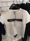 Karl Lagerfeld Kids Logo Box T-Shirt White (Kids)