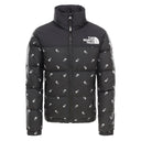 The North Face 1996 Retro Nuptse Jacket TNF Black Logo Print (Kids)