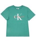 Calvin Klein Jeans Monogram Logo T-Shirt Green (Kids)