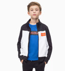 Calvin Klein Jeans Colour Block Zip-Up Jacket Black / White (Kids)