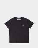 Stone Island Junior Compass Patch T-Shirt Black (Kids)