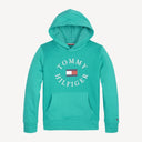 Tommy Hilfiger Circle Logo Hoodie Green (Kids)