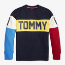 Tommy Hilfiger Colour-Block Tommy Sweatshirt Navy/Yellow (Kids)
