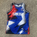 Jordan x PSG Basketball Jersey Blue / Red / Black (Junior)