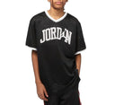 Jordan Mesh V-Neck Jersey T-Shirt Black (Junior)