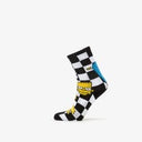 Vans x The Simpsons Checkerboard Crew Socks Black / White (Kids)
