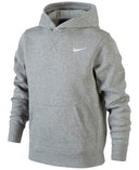 Nike Brushed Fleece Pullover Hoodie Dark Grey Heather (Junior)