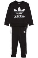 adidas Originals Trefoil Crew Set Black (Baby)