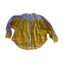 Tressé Floral Patchwork Print Blouse Yellow/Lilac