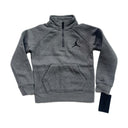 Jordan Jumpman Quarter-Zip Fleece Carbon Heather (Kids)