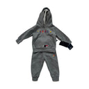 Jordan Logo Hoodie and Jogger Set Grey (Baby)