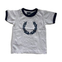 Fred Perry Laurel Wreath Ringer T-Shirt White (Kids)