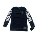 Jordan x Paris Saint-Germain Long Sleeve Tee Black (Junior)