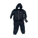 Jordan Full-Zip Hoodie and Jogger Set Black (Baby)