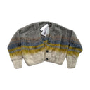 Maiami Alpaca Short Cardigan Stripes Multicolour